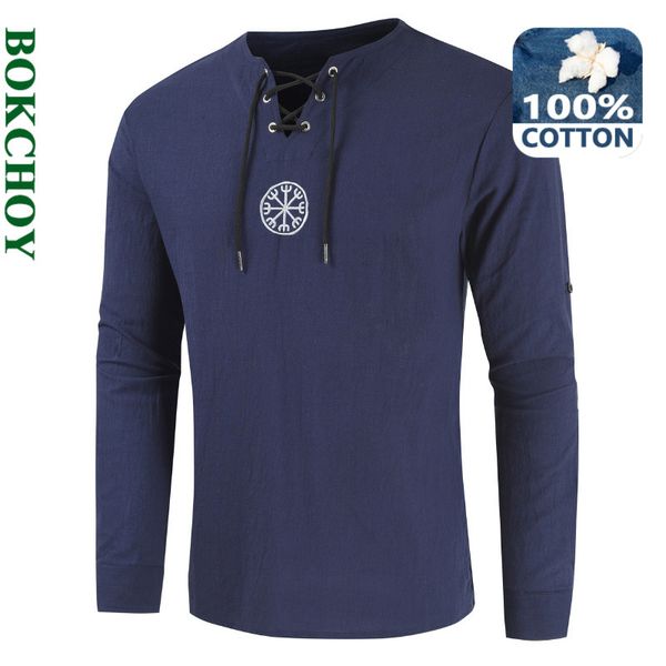 

long sleeve shirt 2020 new fashion simple multi color cotton shirt sleeve male round neck men autumn printing shirt c0117, White;black