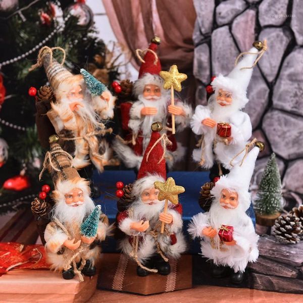 

christmas decorations santa claus doll toy for home tree xmas gift1