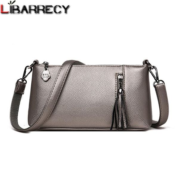 

8 colors pu leather women shoulder bag designers female casual ladies handbags simple tassel crossbody bags for women 2020 purse