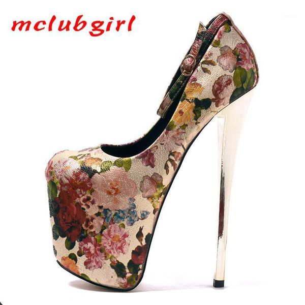 

mclubgirl super high-heeled 20cm hate high 9cm waterproof platform retro national wind large size women's shoes mjl1, Black