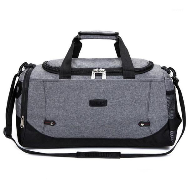 

nylon shoulder travel bag large capacity men hand luggage travel duffle bags weekend bags women multifunctional1