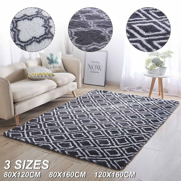

soft fiber area rug super soft washable carpet modern fluffy rugs luxury shag carpets for home bed living room floor decorstion