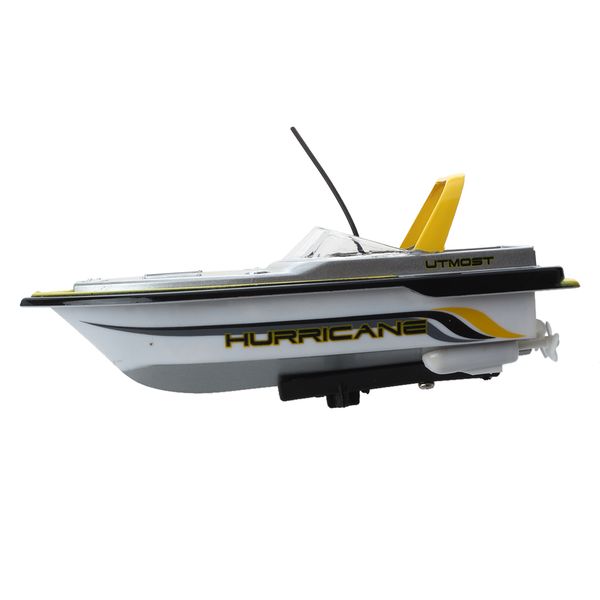 

wott miniature mini 3352 rc boat radio remote control yellow kid toy