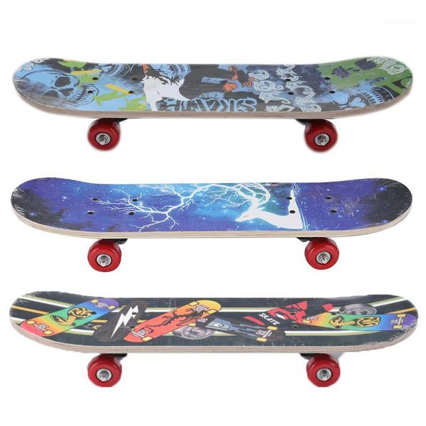 

22 inch skate board natural skate deck board skateboards deck wood maple fishboard street outdoor sport1