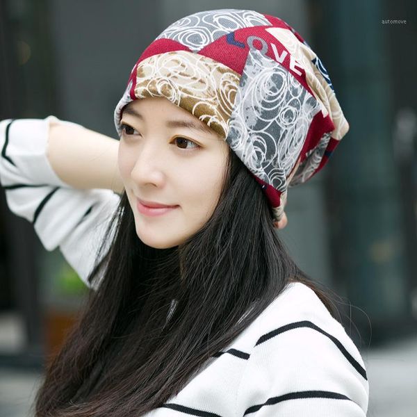 

autumn winter casual brand hats bonnet for women letter lady caps printed gorros piles cap female beanies touca ring1, Blue;gray