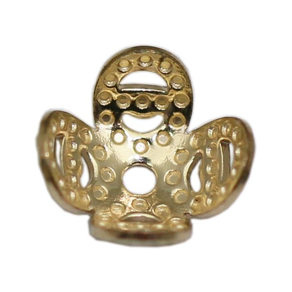 

beadsnice gold filled bead cap metal diy jewelry findings, Black