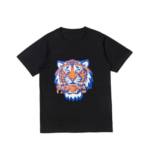 T-shirt da uomo con stampa tigre, uomo, donna, alta qualità, manica corta, amici, coppie, magliette firmate