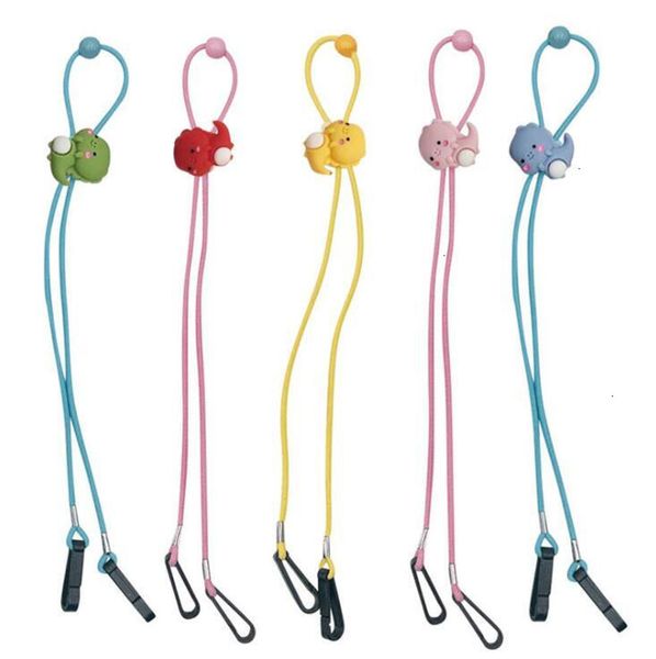

lanyard adjustable extension children face cartoon masks rest ear holder rope hang neck string mask straps hhb1774