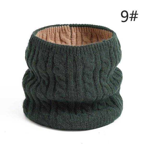 

2020 winter scarf women ring snood knit warm magic neck scarves solid cotton thick double side infinite bandana face cover wmtydo bdesybag, Blue;gray