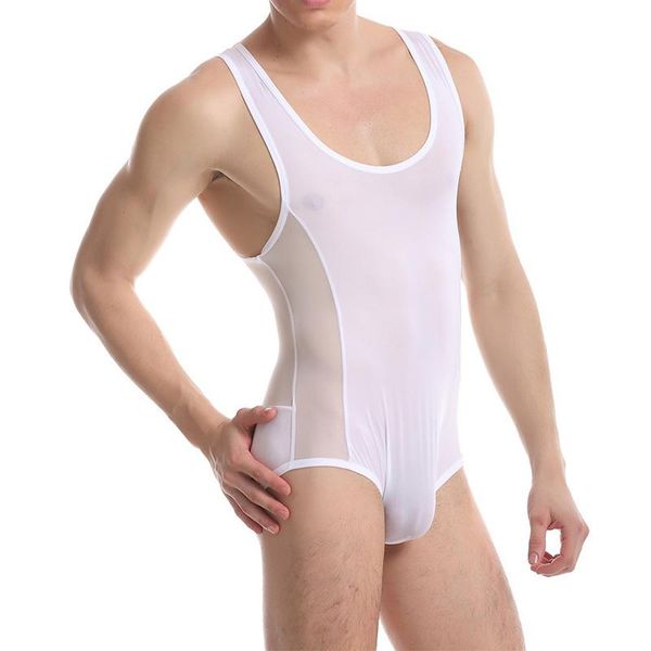 

men's body shapers men bodysuit high elasticity ice corset one-piece shaper slimming shapewear corrective sculpting pulling underwear, Black;brown