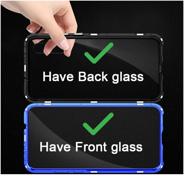 

double sided glass full magnetic case for samsung galaxy s8 s9 s10 plus s20 ultra a50 a31 41 a51 a71 bbyrol