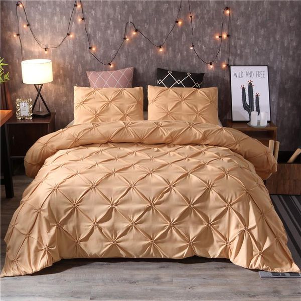 

bedding sets quilt cover and pillowcases bed sheet twin  king teenager caravana craft bedding three-piece solid color 2020