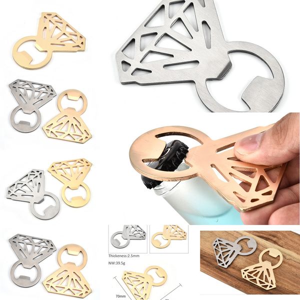 

wedding diamond ring shape alloy party tool birthday baby shower favor gift souvenirs bottle opener