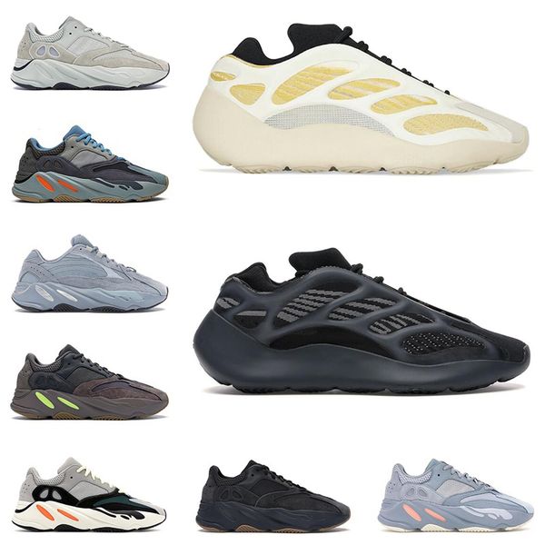 

новый kanye 700 v3 мужчины женщины беговые обувь сафлор больница синий vanta azael статическая иерерсия фосфор сплошные серые мужские тренер