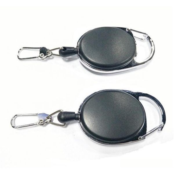 

retractable pull badge reel zinc alloy abs plastic id lanyard name tag card badge holder reels recoil belt sqcalt my_home2010