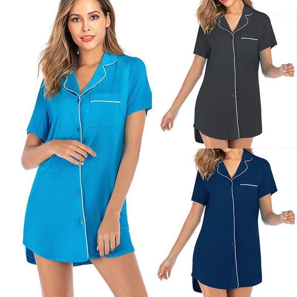 

youest women modal viscose sleepshirt sleepwear sleeping dress1, Black;red