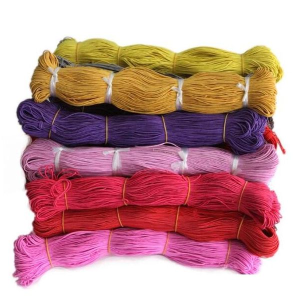 

1/0.8mm colorful high-quality round elastic band round elastic rope rubber band string cord elastic line diy sewing cr qyljhm sweet07