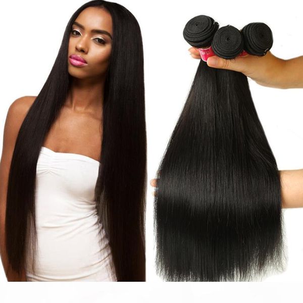 

in stock black color long hairs brazilian straight hair 8a brazilian virgin hair bundles human hair bulks for black woman fzp216