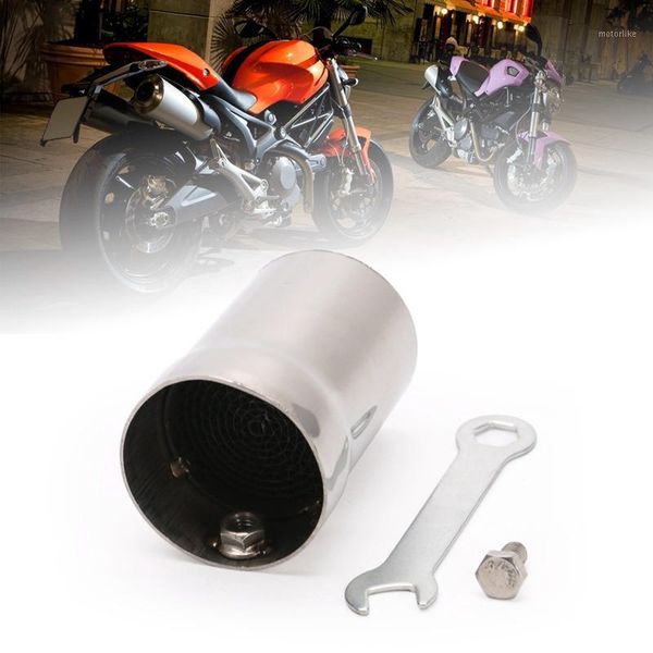 

48mm removable motorcycle exhaust pipe catalytic- muffler baffle parts1