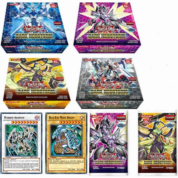 

original hay house dixit 216 japanese iron box yugioh anime game king car english chess and collection rare cards qcd1