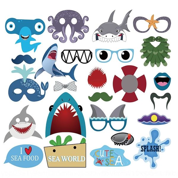 

4ymkr and theme party paper beard p shooting shark beard theme party paper shark p shooting props and props l1mcn