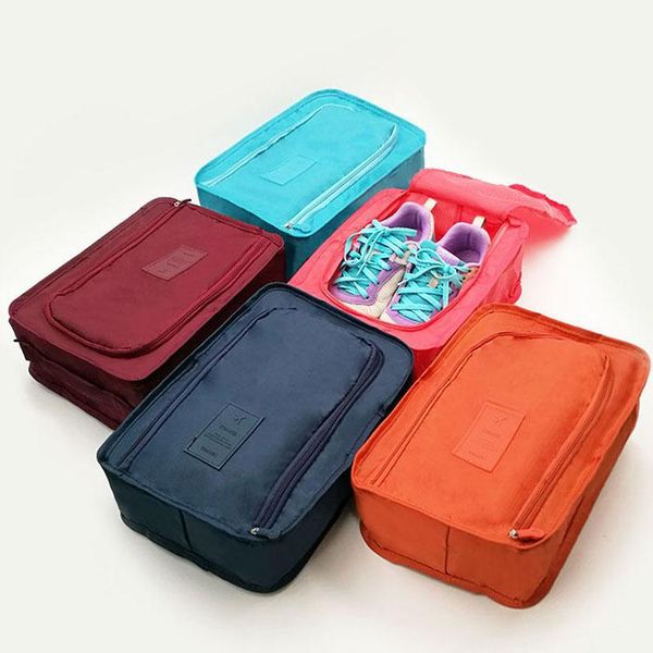 

waterproof shoe clothes bag convenient travel storage bag nylon portable organizer multi-functional footwear sorting