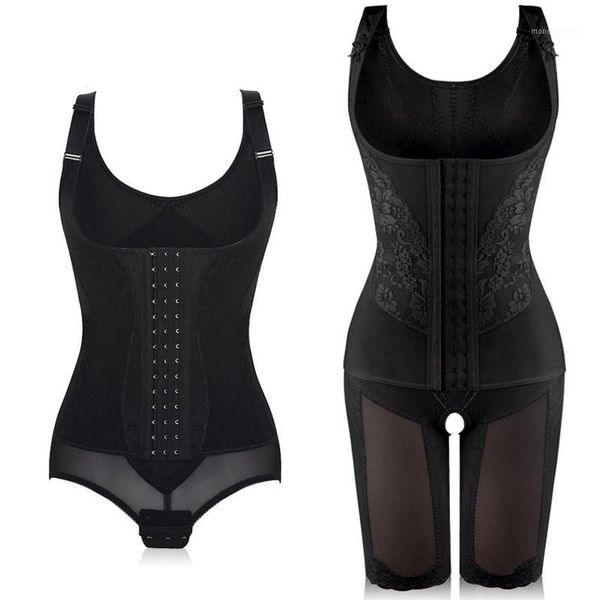 

women's shapers women magnet plus size bodysuits corset far infared full body shaper slimming waist trimmer shapewear bra lifter lace n, Black;white