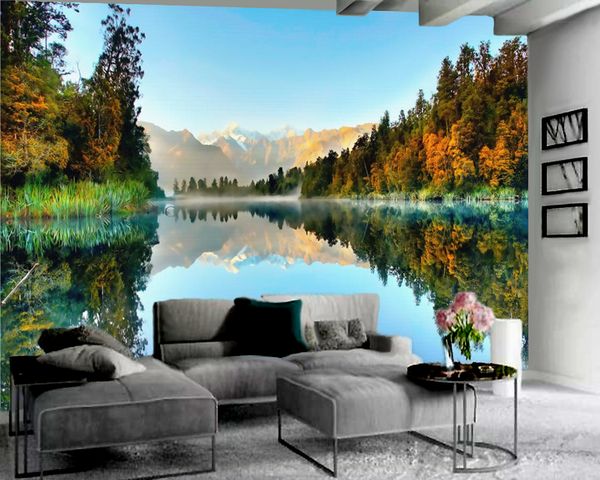 

3d home wallpaper beautiful landscape scenery 3d wallpaper indoor tv background wall decoration 3d mural wallpaper