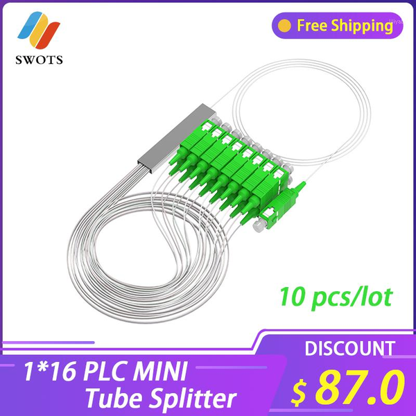 

fiber optic equipment 1x16 plc sc/apc sm 0.9mm 1m ftth splitter1