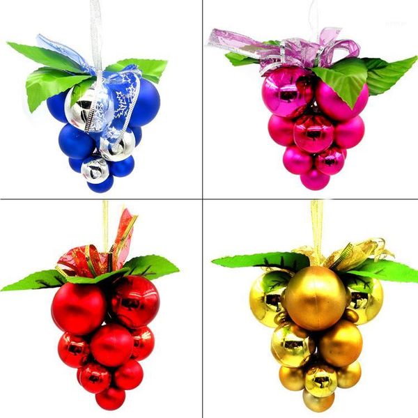 

2pcs christmas decoration gift grape ball string ornament roof decoration christmas for room etc1