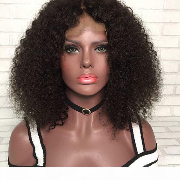 

lace front human hair wigs for women pre plucked water curly human hair wig remy brazilian wig lace front wig, Black;brown