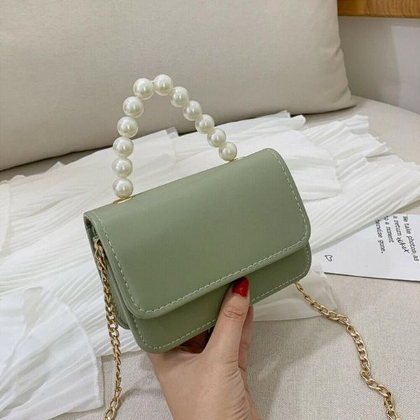 

2020 new style women bags purse girls small pearl shoulder handbag tote leather messenger satchel bag crossbody bag