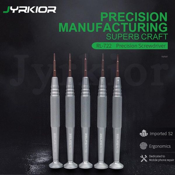 

rl-722 tri-point y0.6 0.8mm p2 pentalobe 2.0mm convex cross torx t2 ph000 1.5mm for mobile phone repair screwdriver set