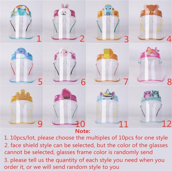 

shield kids cartoon children 50pcs lot tools transparent face anti splash safety visor glasses holder with kitchen yxlzfz xhlove, Black