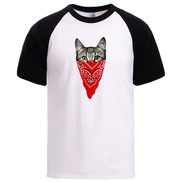 

funny cat print tshirt cool short sleeve swear tshirt fashion casual loose fit tshirt summer raglan tee hooded sweatshirt hoodie men t shirt