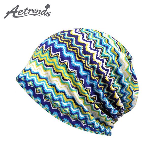 

beanie/skull caps [aetrends] women slouch beanies bonnets hats soft warm neck scarf cap skullies z-10160, Blue;gray