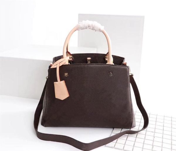 

luxurys bags handbags montaigne bb women shoulder leather bags bag leather real genuine tote shopping bag brittany designers kpnsl
