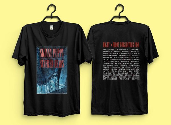 

skinny puppy dig it bigot tour 1986 severed heads new selling hoodie designers t shirts sweatshirt