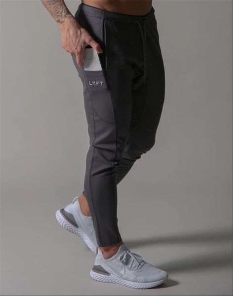 

2021 new spring pants men pantalon homme streetwear jogger fitness bodybuilding pants pantalones hombre sweatpants trousers men, Black