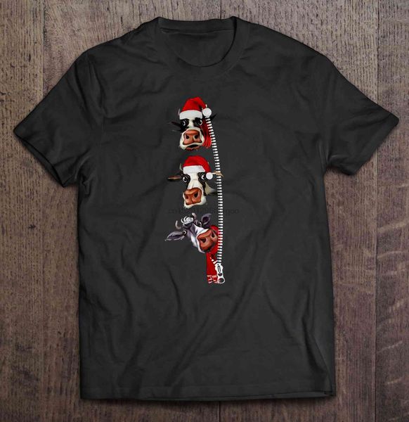 

men cow santa's hat christmas sweater hoodie designers t shirts sweatshirt