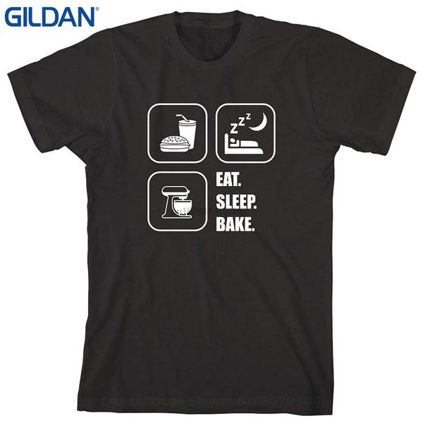 

100% cotton t shirts brand clothing tees eat sleep bake men shirt sport hooded sweatshirt hoodie