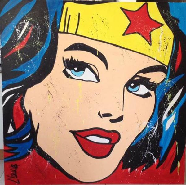

clem$ wonder woman home decoration handcrafts /hd print oil painting on canvas wall art canvas pictures 201230