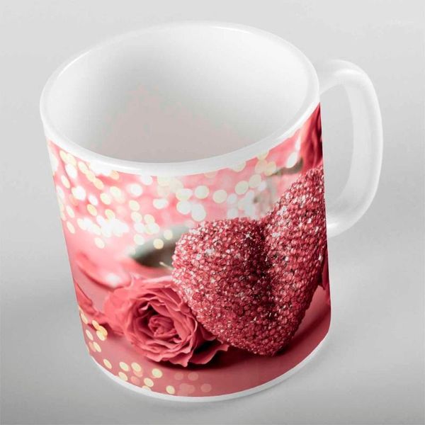 

mugs else pink diamond hearts roses flowers floral 3d print gift ceramic drinking water bear coffee cup mug kitchen1
