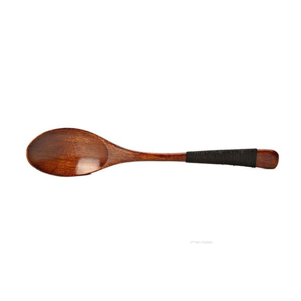 

japanese style large wooden spoons food safety wood spoons with kinking for soup rice cereal wood sqcuti bbgargden