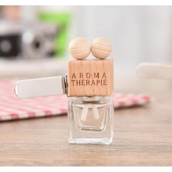 

6ml car air freshener decoration essential oil perfume empty bottle hang rope pendant aromath wmtfao dh_seller2010