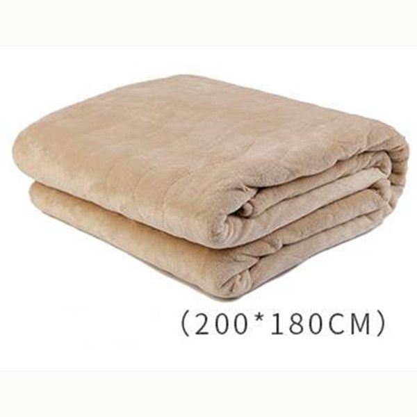

home heaters 180x150/120cm 4 level flannel electric heating blanket w/ dual temperature timing controller household heater pad mat1