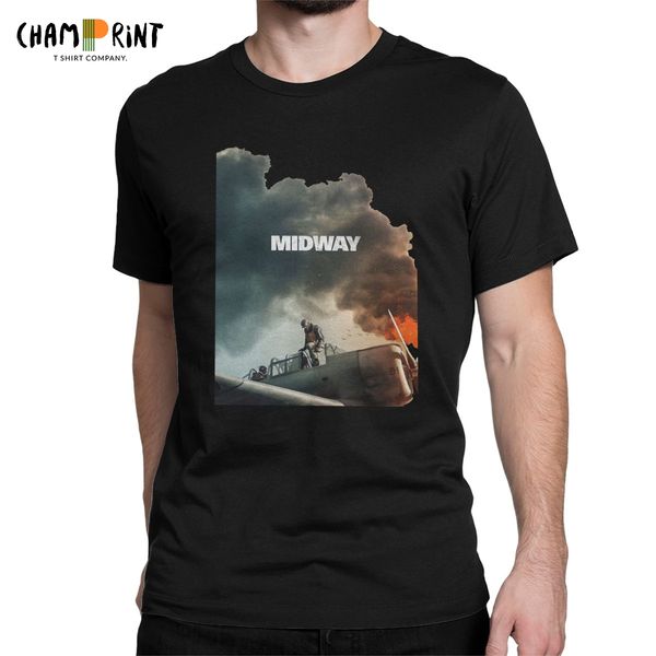 

midway battle for pure vintage ww2 american history war short sleeve clothes original sport hooded sweatshirt hoodie men t shirt