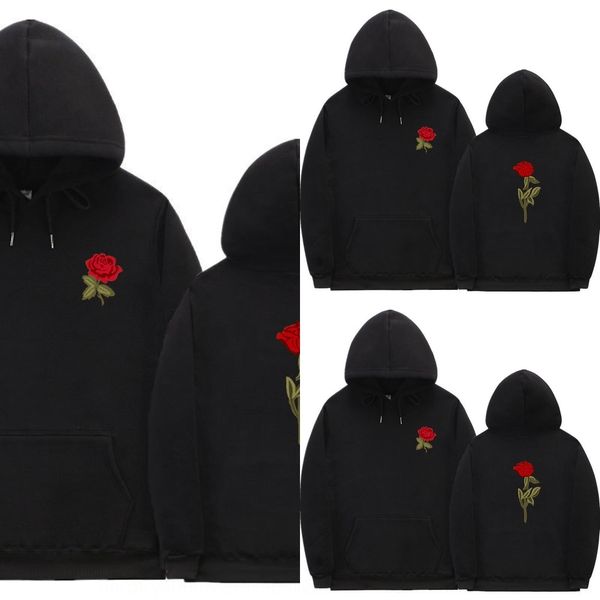 

k1ycs spring and autumn winter people are poison rose poison trend casual spring hoodie and autumn people winter are men's rose men&#03, Black
