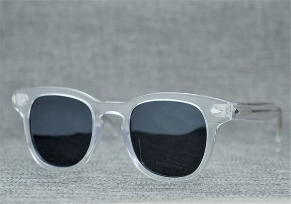 

classic design rivets goggle rim full driver uv400 sunglasses handmade retro eyewear branded polarized frame axrai, White;black