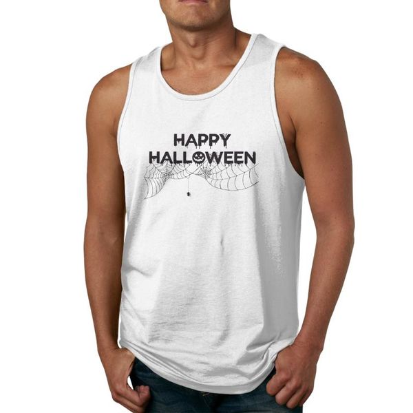 

halloween funhappy halloweenhalloween k men' tank shirt, White;black